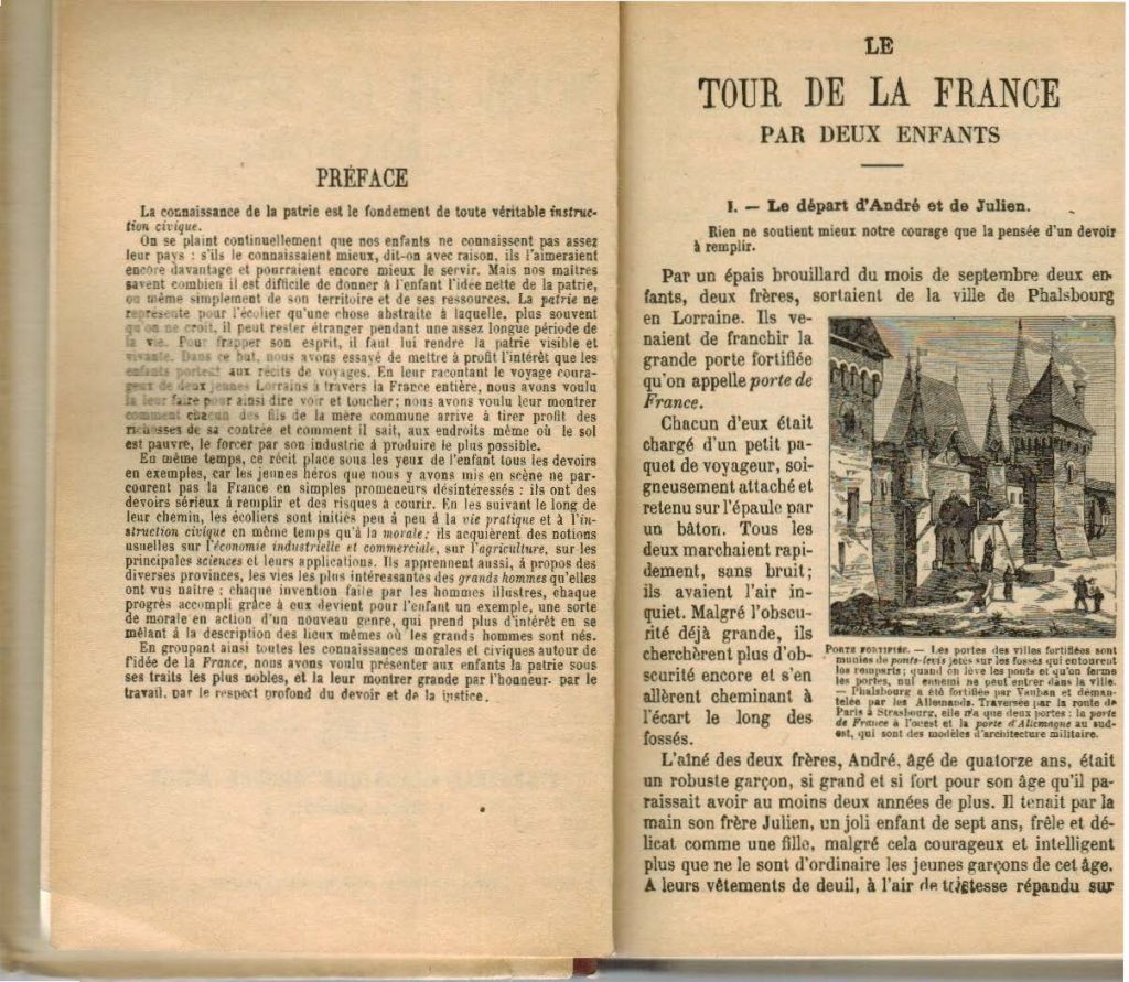 LA PREFACE ET LA PREMIERE PAGE