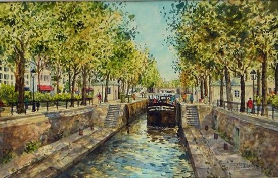 LE CANAL SAINT-MARTIN PAR JEAN-CHARLES DECOUDUN
